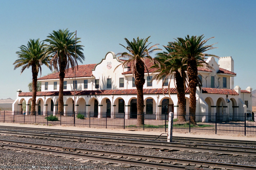 Built in 1923 using a Spanish "California mission" building style. The depot contained boarding rooms aor railroad employees and a restaurant for both employees and passengers. It also had a telegraph office and waiting room.  The large rooms in the basem